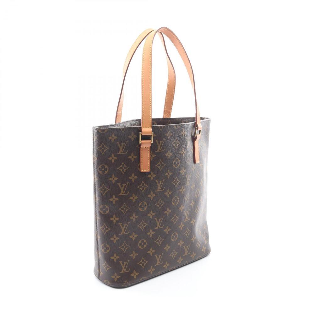 Louis Vuitton Canvas Vavin Leather Brown Bag Tote Monogram Brown